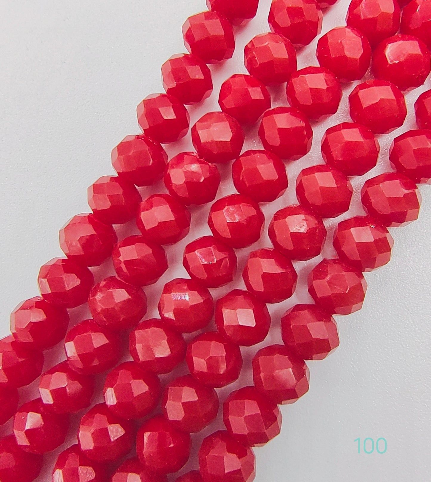2mm,3mm,4mm,6mm, 8mm, 10mm Opaque Roundelle Glass beads, 50 strands