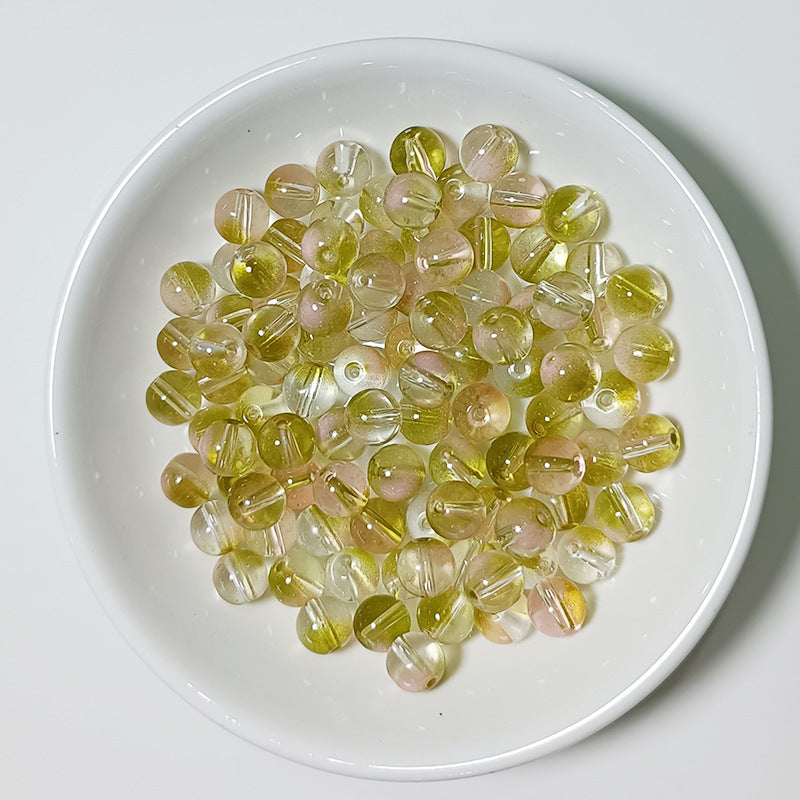 Gradient Beads, Glass Beads , Round Glass Beads, 8mm, 500pcs
