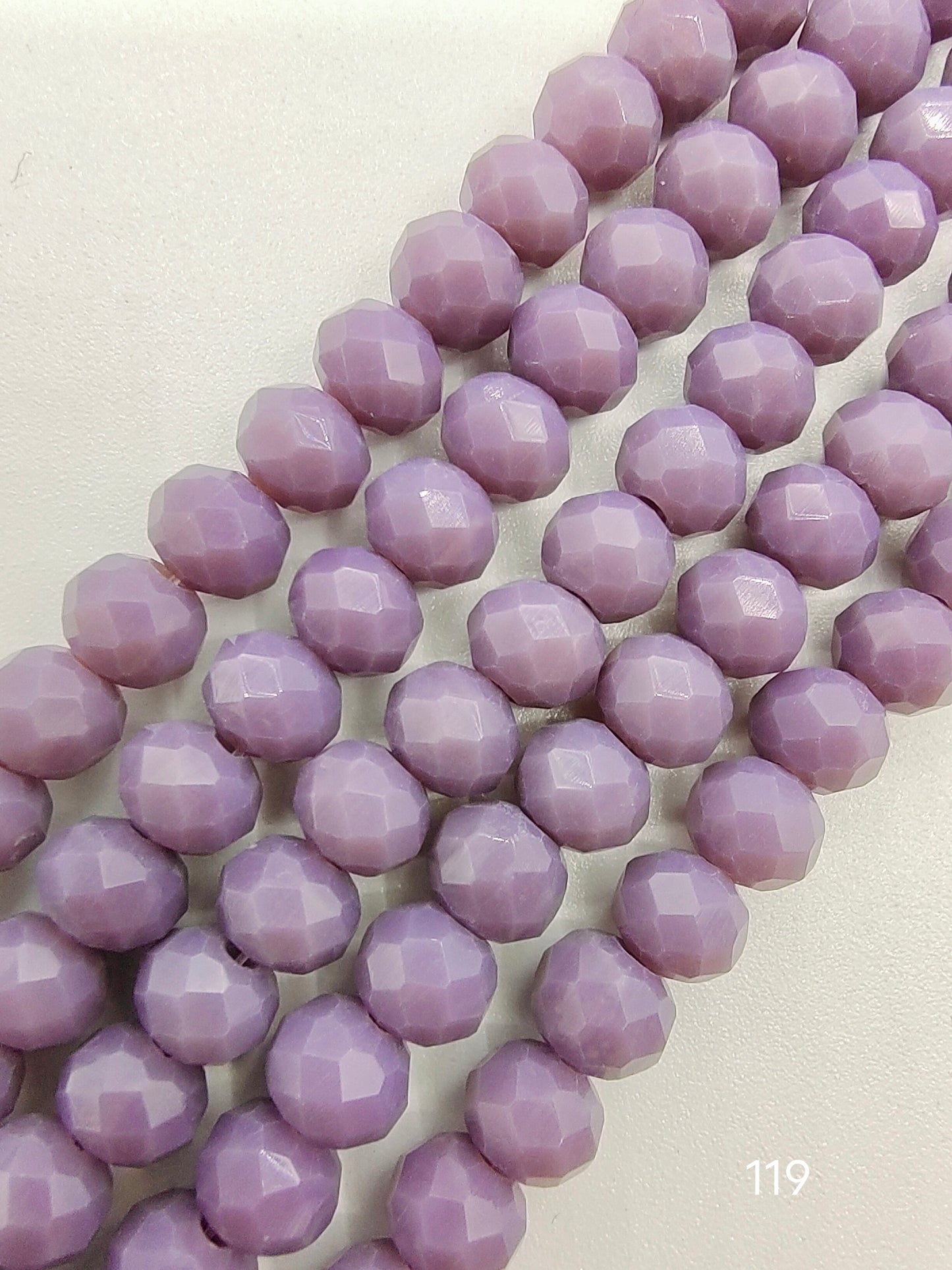 2mm,3mm,4mm,6mm, 8mm, 10mm Opaque Roundelle Glass beads, 50 strands