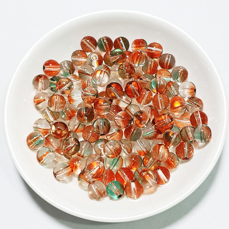 Gradient Beads, Glass Beads , Round Glass Beads, 8mm, 500pcs