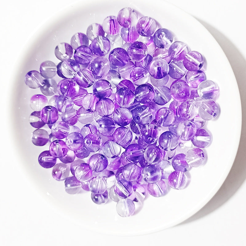 Gradient Beads, Glass Beads , Round Glass Beads, 8mm, 500pcs
