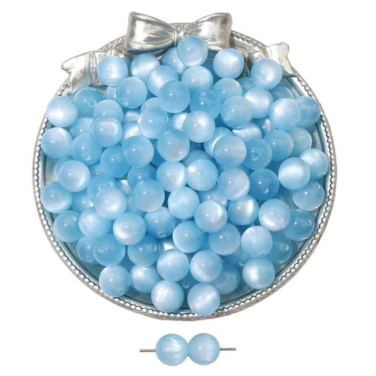 Cat Eye Resin Beads 8mm, 10mm, 500pcs