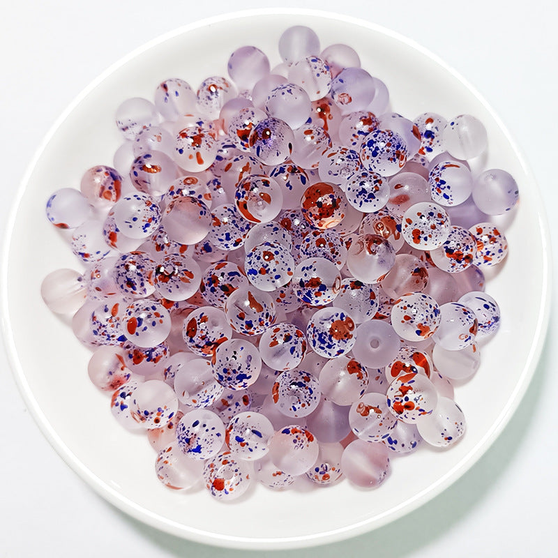 Gradient Beads, Glass Beads , Round Glass Beads, 8mm, 500pcs