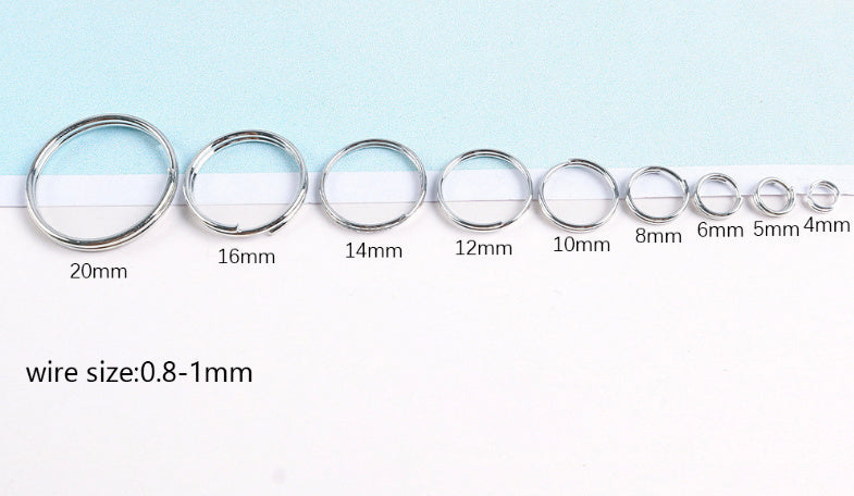 Split Rings, 4-12mm, 500Grams