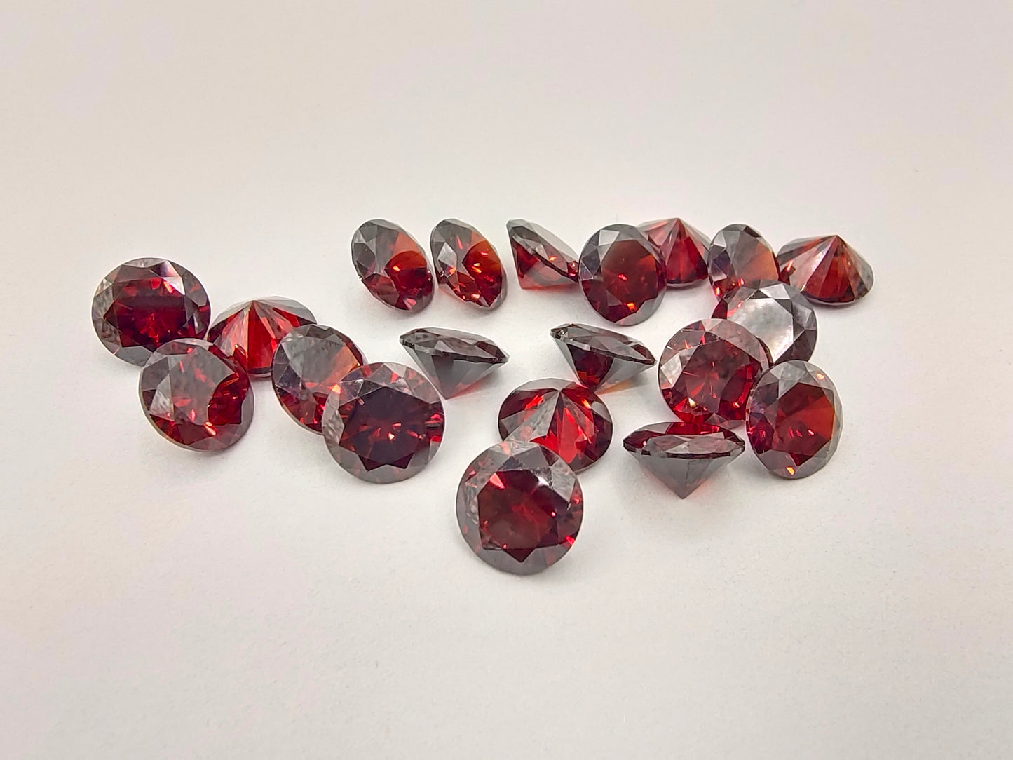 4-14mm, Cubic Zircon Beads, Round ,50 pcs
