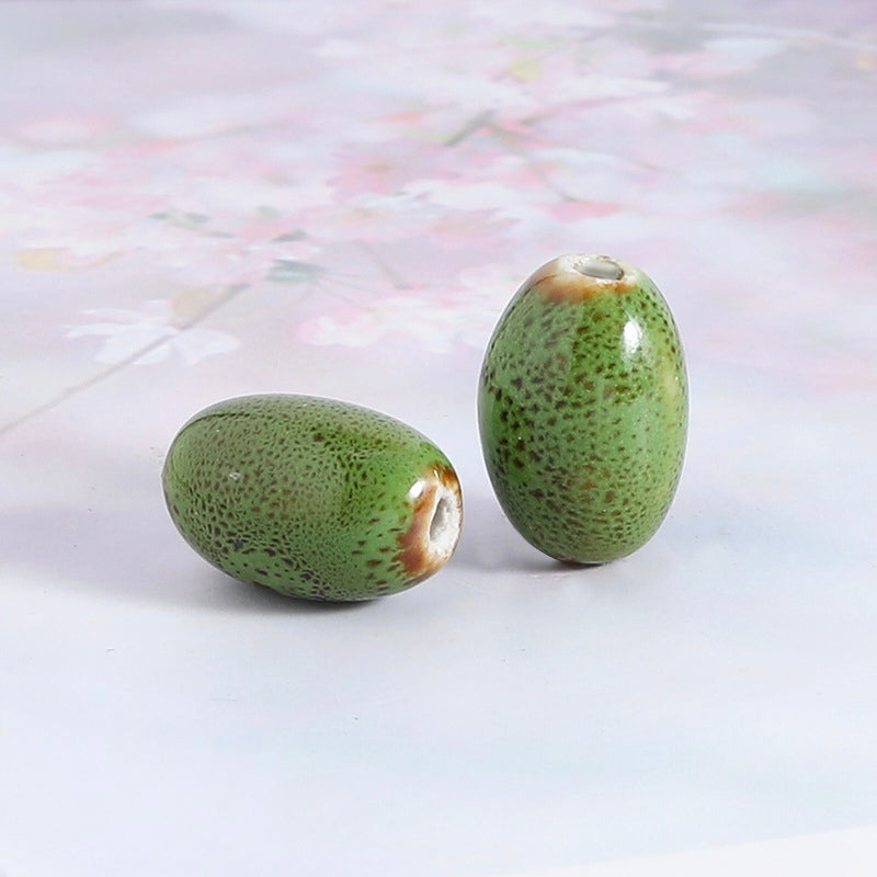 Ceramic Beads, Oval, 20mm, 100pcs