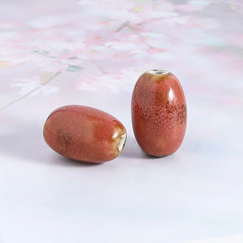 Ceramic Beads, Oval, 20mm, 100pcs