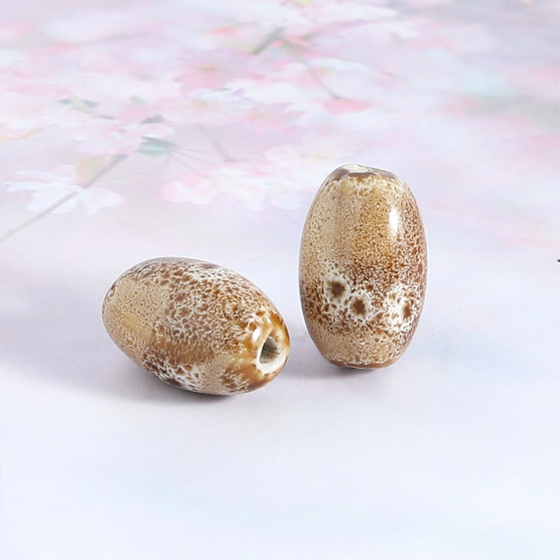 Ceramic Beads, Oval, 20mm, 100pcs