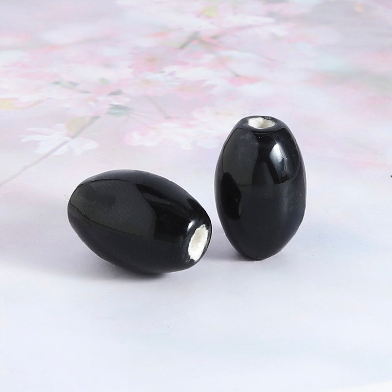 Ceramic Beads, Oval, 20mm, 100pcs