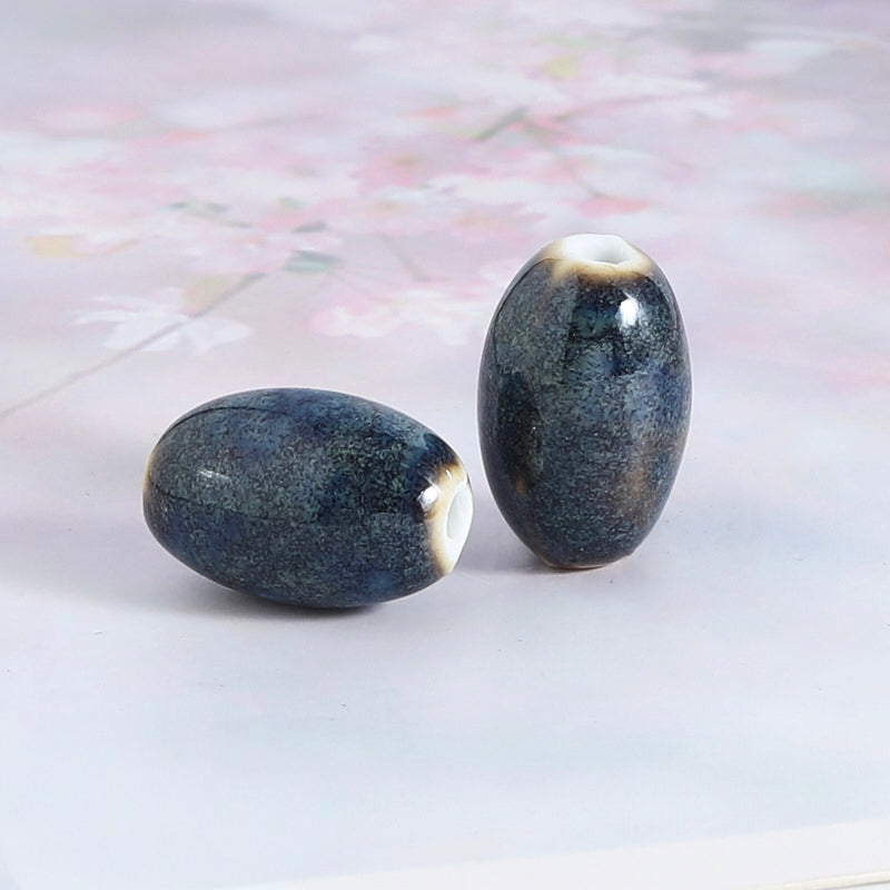 Ceramic Beads, Oval, 20mm, 100pcs