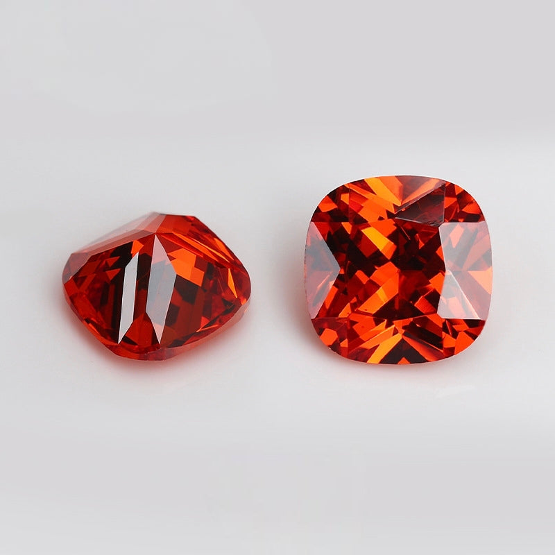 4-12mm, Square Cubic Zircon beads, 50 pcs