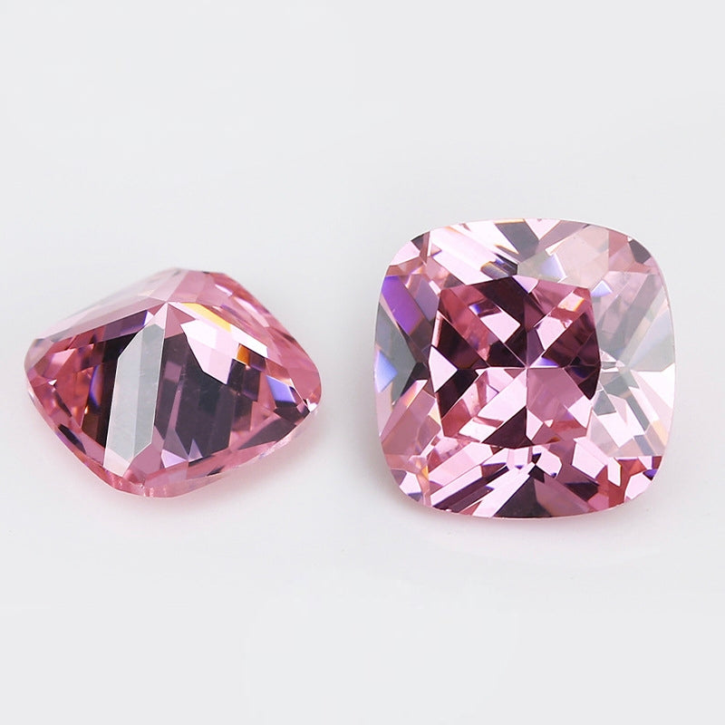 4-12mm, Square Cubic Zircon beads, 50 pcs