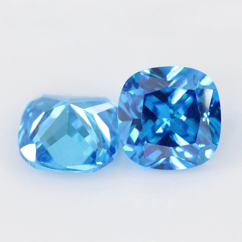 4-12mm, Square Cubic Zircon beads, 50 pcs