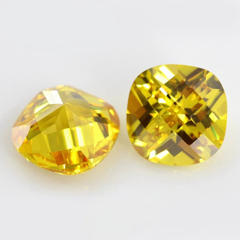 4-12mm, Square Cubic Zircon beads, 50 pcs