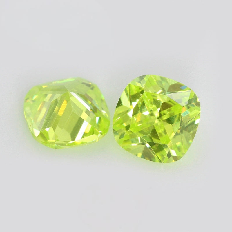 4-12mm, Square Cubic Zircon beads, 50 pcs