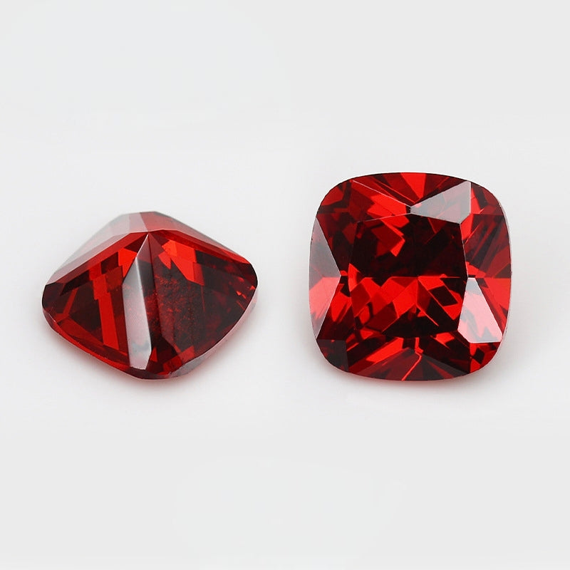 4-12mm, Square Cubic Zircon beads, 50 pcs
