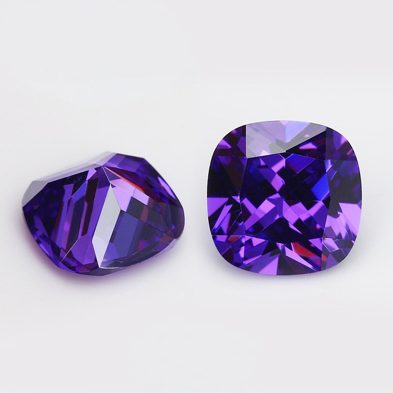 4-12mm, Square Cubic Zircon beads, 50 pcs