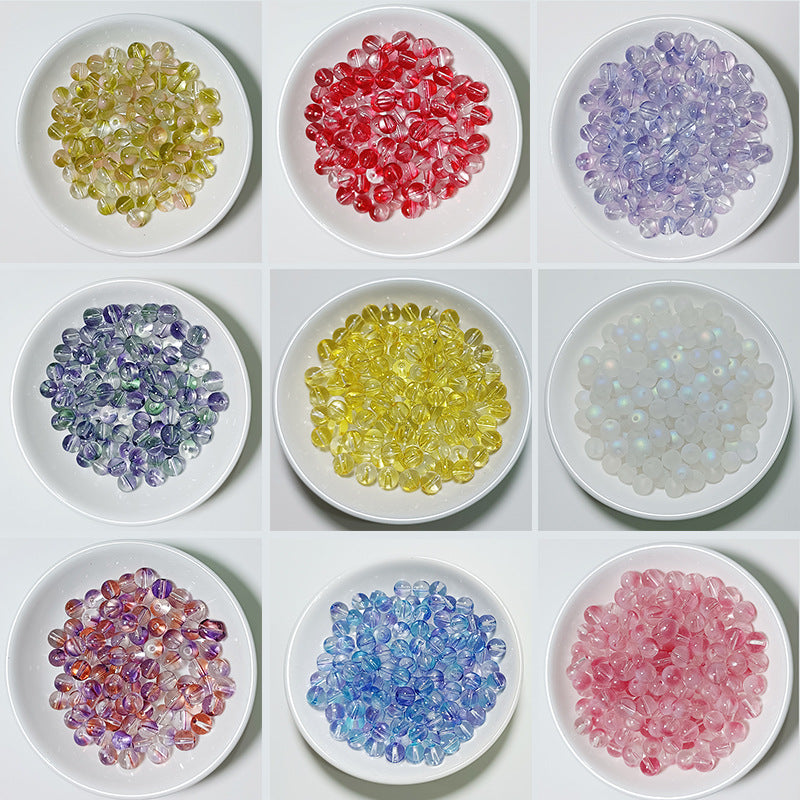 Gradient Beads, Glass Beads , Round Glass Beads, 8mm, 500pcs