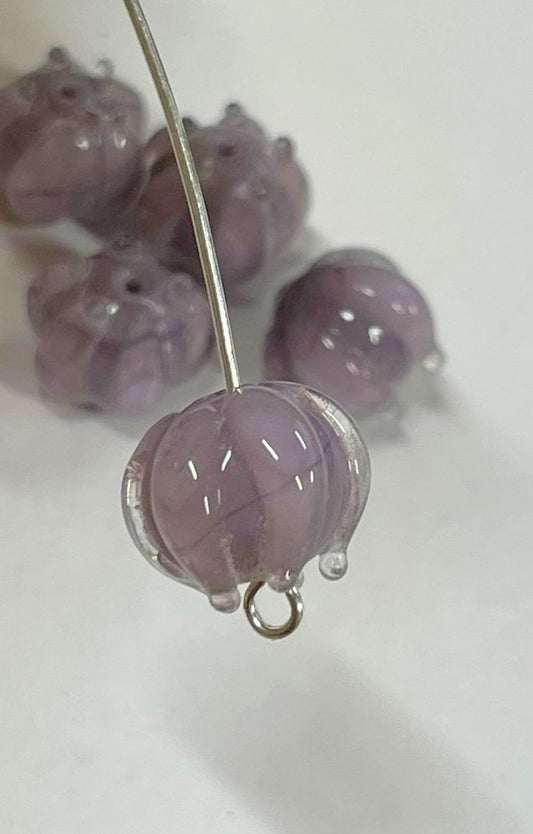 Lily of the Valley Flower Beads, Lampwork Beads, 12mm, 250pcs