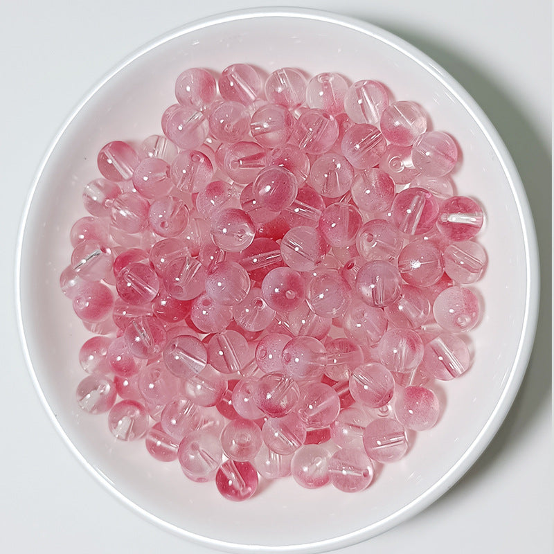 Gradient Beads, Glass Beads , Round Glass Beads, 8mm, 500pcs
