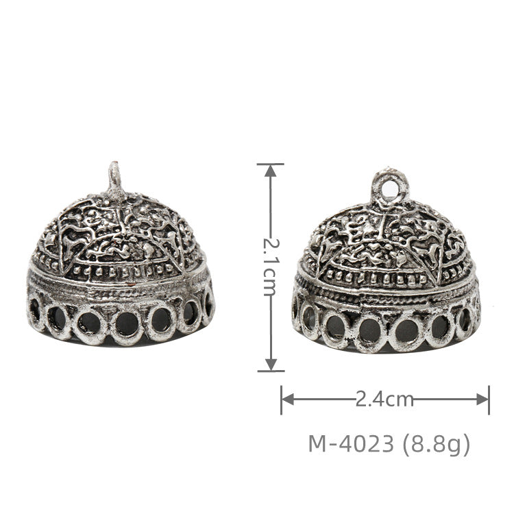 Larger Bail Caps Large Cone Caps, Metal Caps, 50pcs