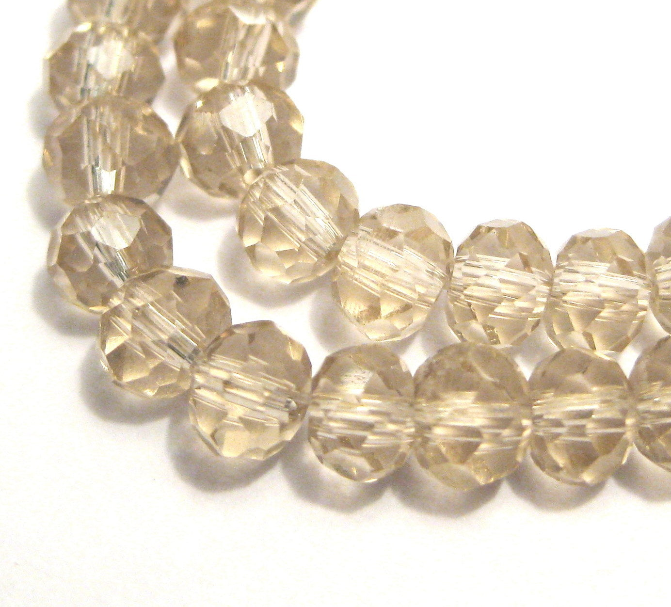 2mm, 3mm, 4mm,6mm 8mm 10mm Roundelle Glass beads, 50 strands