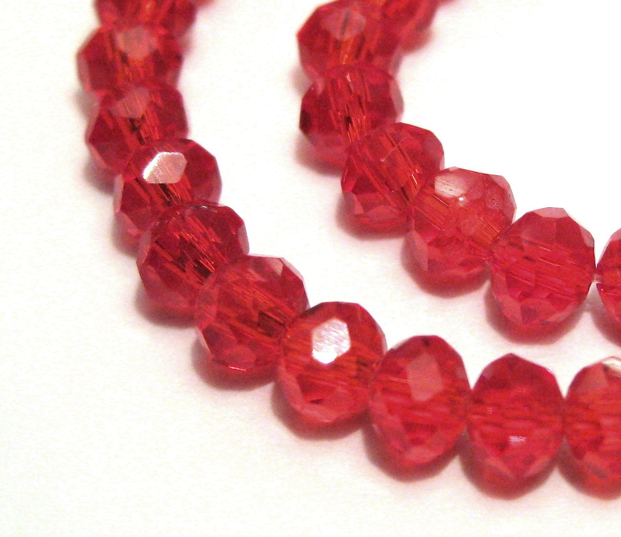 2mm, 3mm, 4mm,6mm 8mm 10mm Roundelle Glass beads, 50 strands