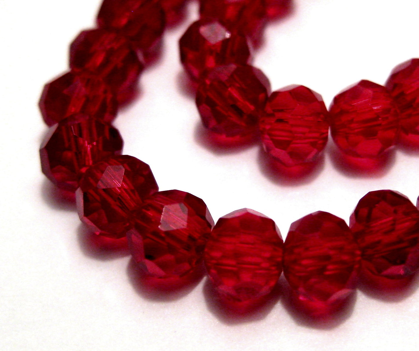 2mm, 3mm, 4mm,6mm 8mm 10mm Roundelle Glass beads, 50 strands