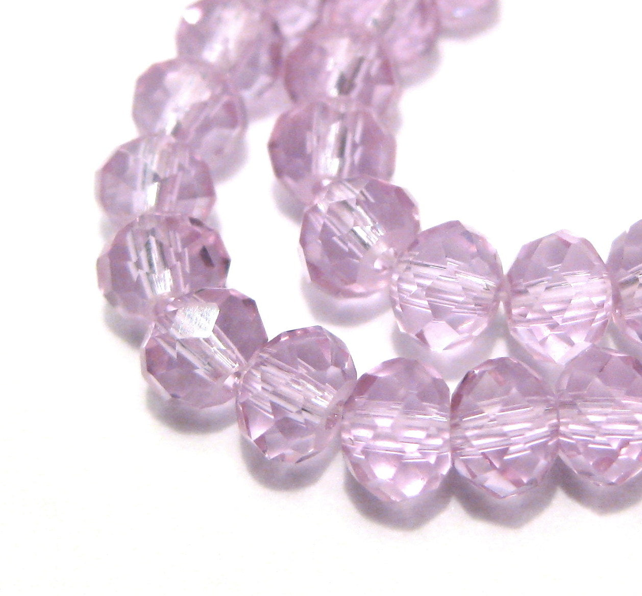 2mm, 3mm, 4mm,6mm 8mm 10mm Roundelle Glass beads, 50 strands