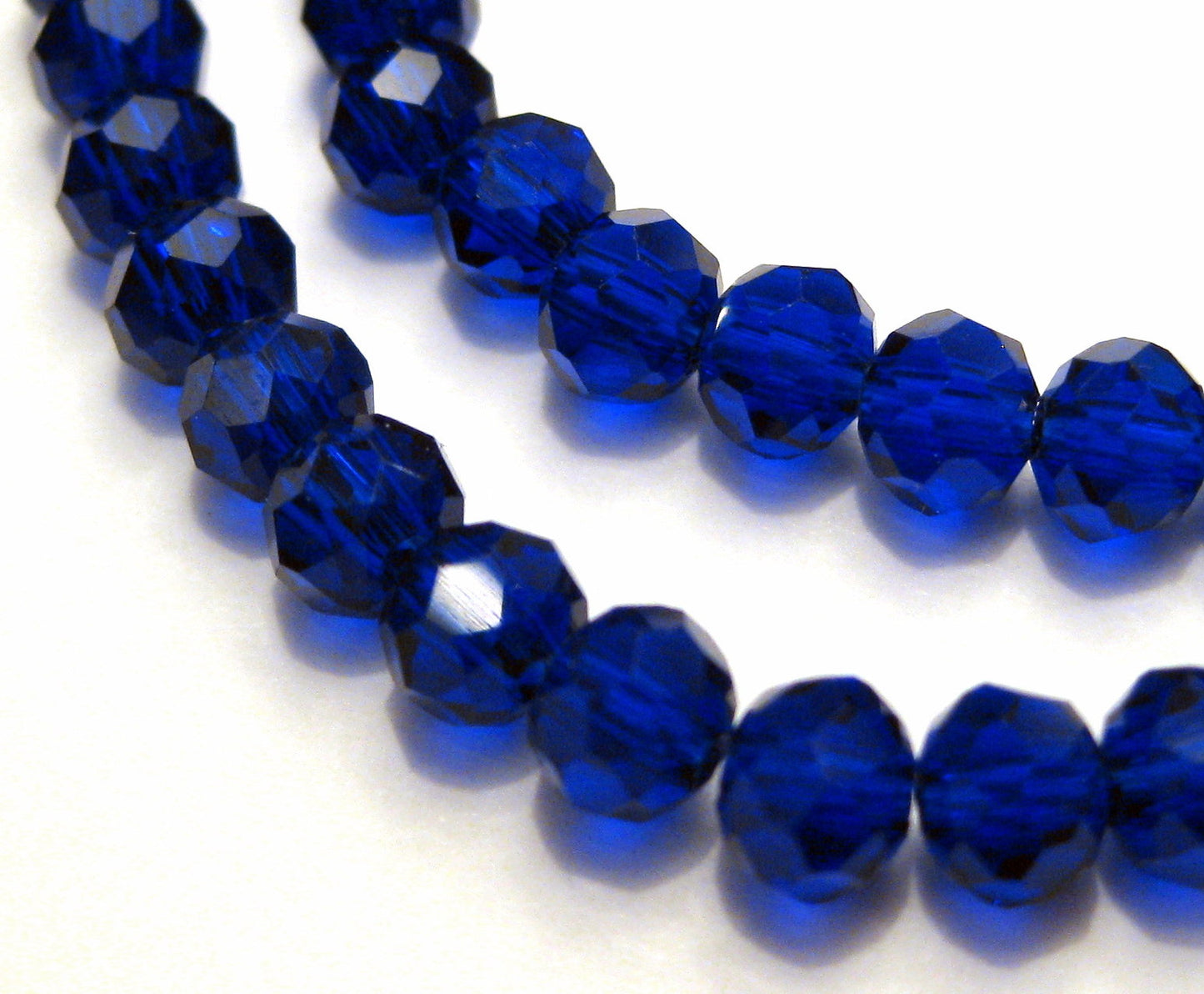2mm, 3mm, 4mm,6mm 8mm 10mm Roundelle Glass beads, 50 strands