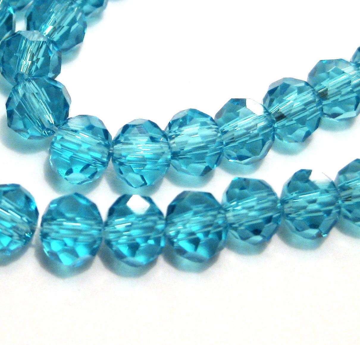 2mm, 3mm, 4mm,6mm 8mm 10mm Roundelle Glass beads, 50 strands