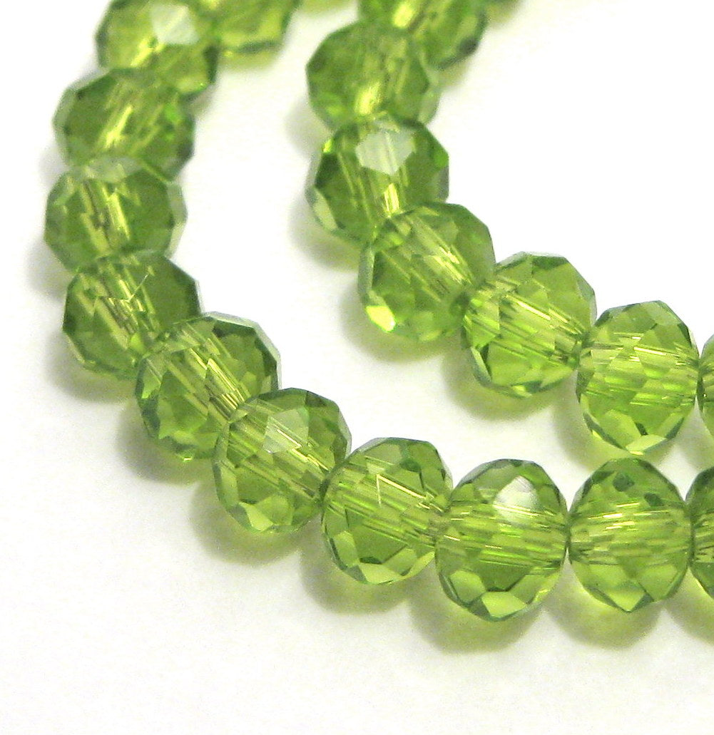 2mm, 3mm, 4mm,6mm 8mm 10mm Roundelle Glass beads, 50 strands