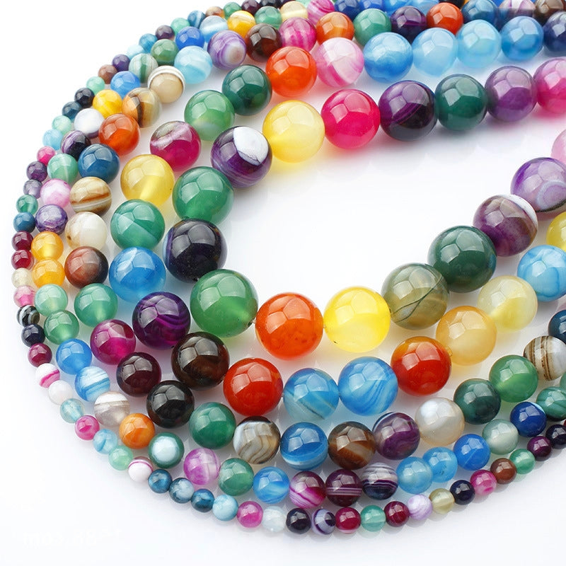 4-12mm Nature Stone Beads 10 strands