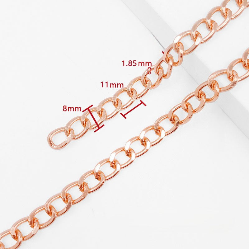 Aluminum chain, 3.5-8mm, 10 meters
