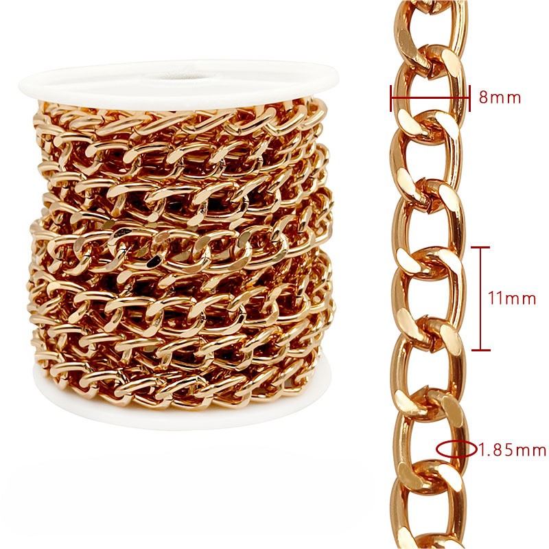 Aluminum Chain, 6-8mm, 2 Rolls