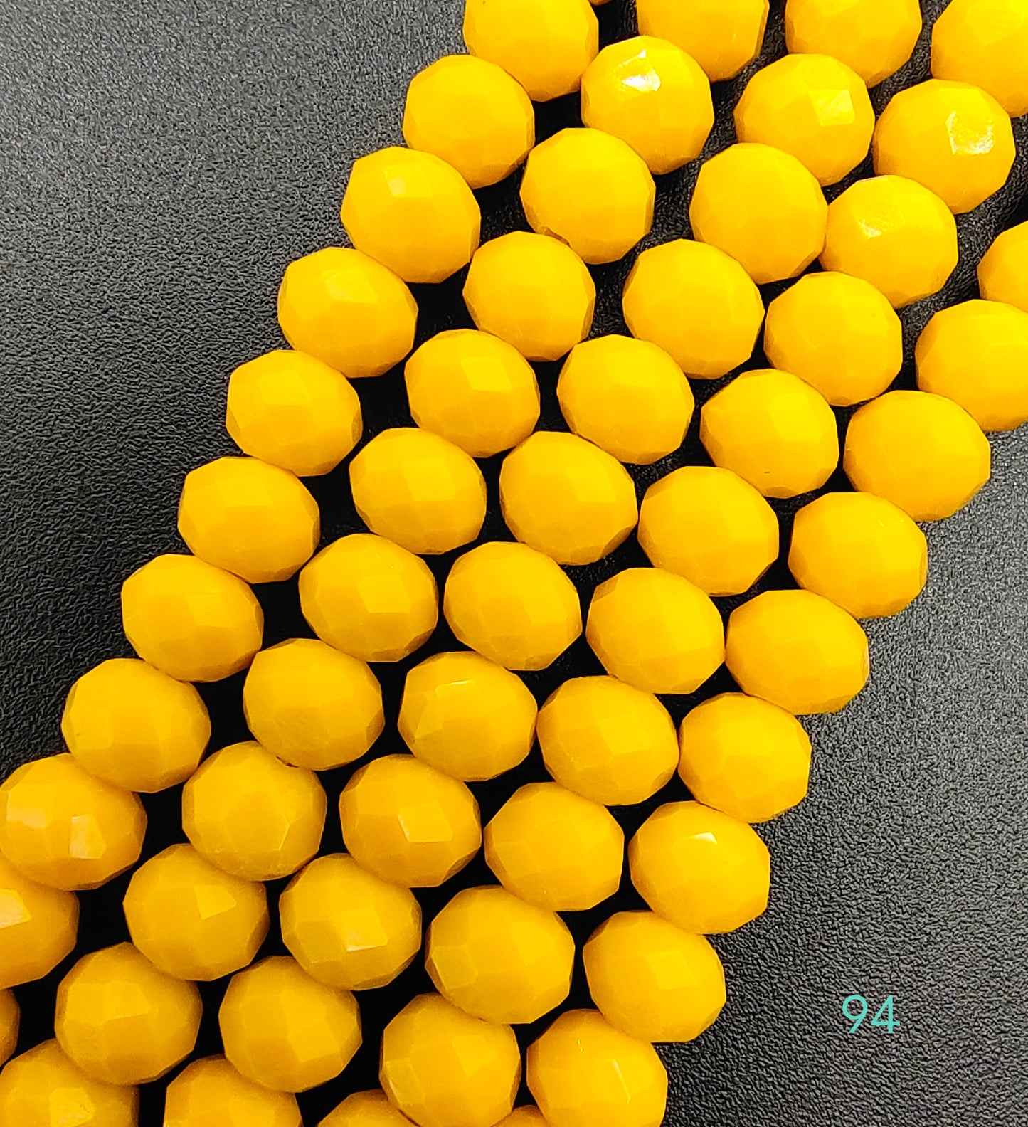 2mm,3mm,4mm,6mm, 8mm, 10mm Opaque Roundelle Glass beads, 50 strands
