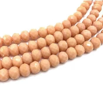 2mm,3mm,4mm,6mm, 8mm, 10mm Opaque Roundelle Glass beads, 50 strands
