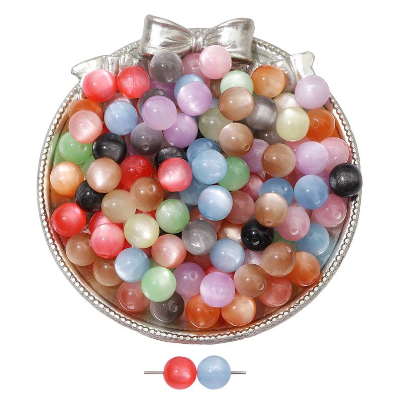 Cat Eye Resin Beads 8mm, 10mm, 500pcs