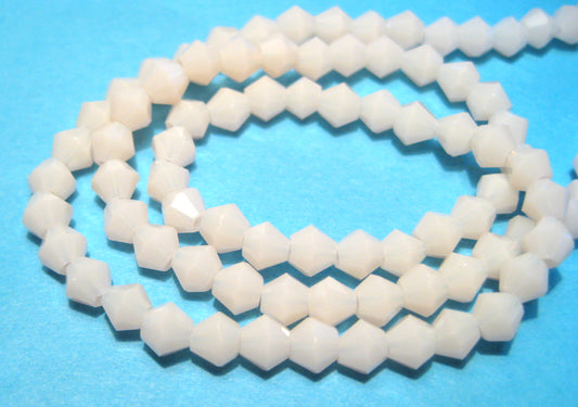 2mm,3mm,4mm,6mm,   Bicone Opaque Glass beads, 50 strands