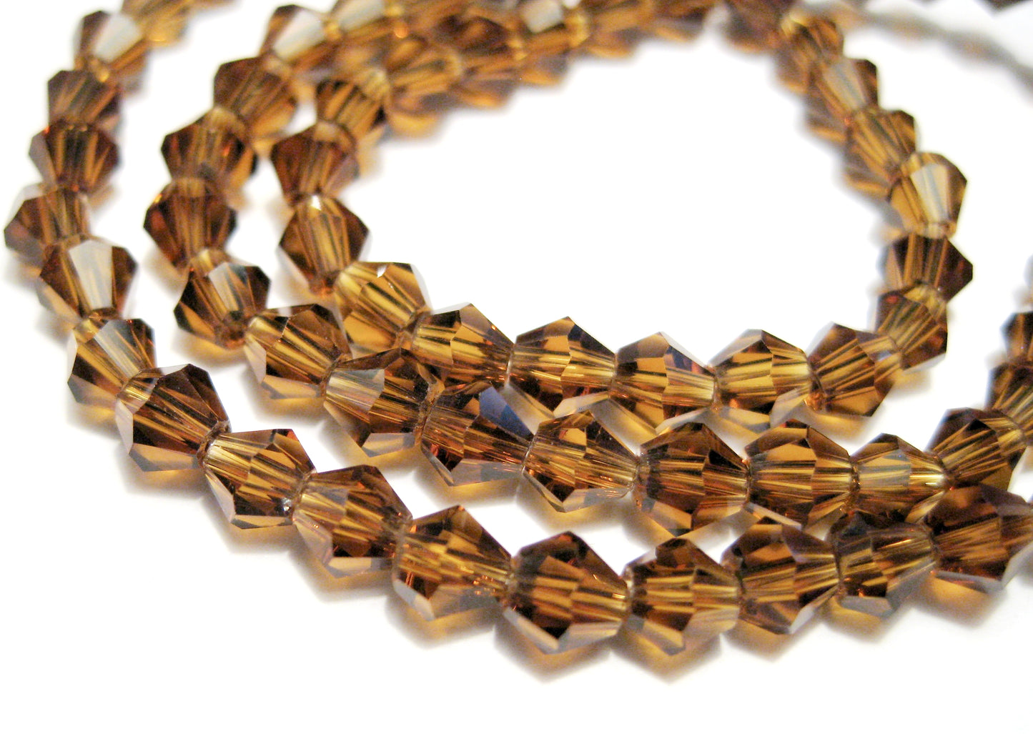 2mm,3mm,4mm,6mm, 8mm, Bicone Glass beads, 50 strands