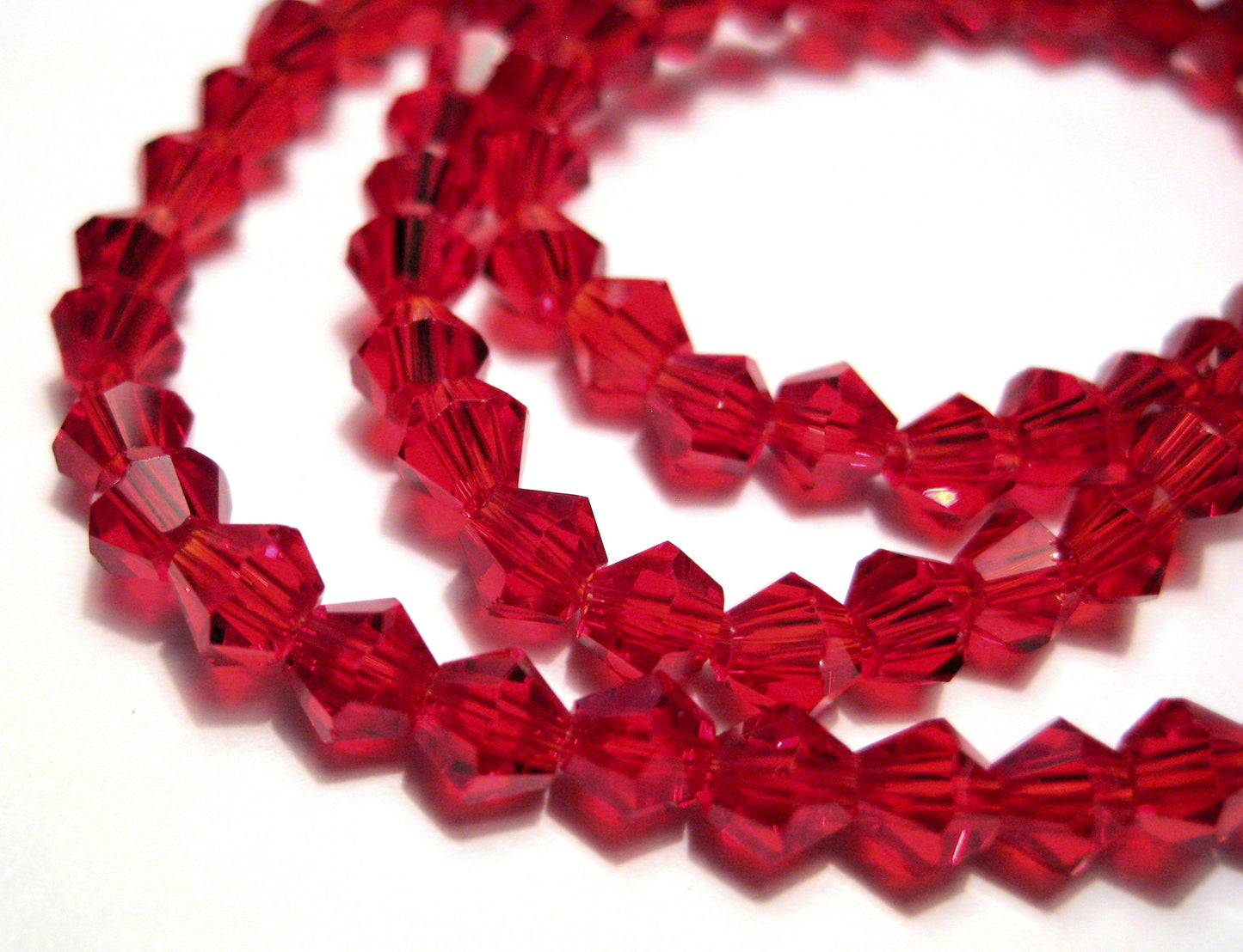 2mm,3mm,4mm,6mm, 8mm, Bicone Glass beads, 50 strands