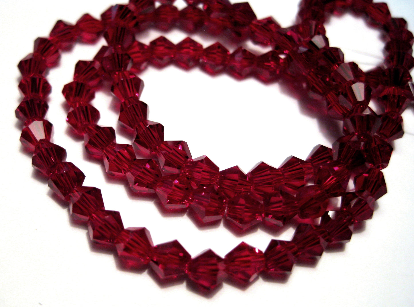 2mm,3mm,4mm,6mm, 8mm, Bicone Glass beads, 50 strands