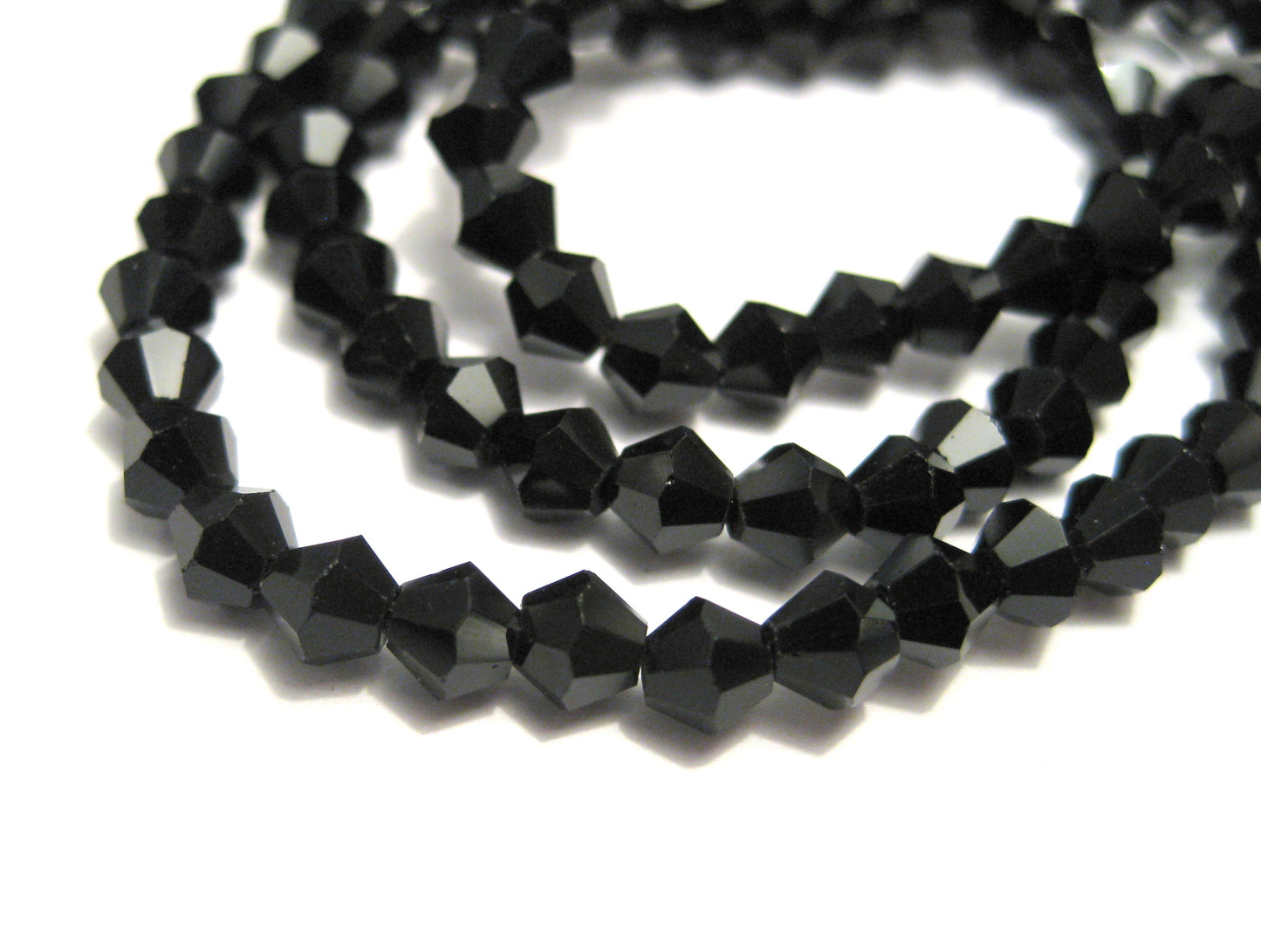 2mm,3mm,4mm,6mm, 8mm, Bicone Glass beads, 50 strands