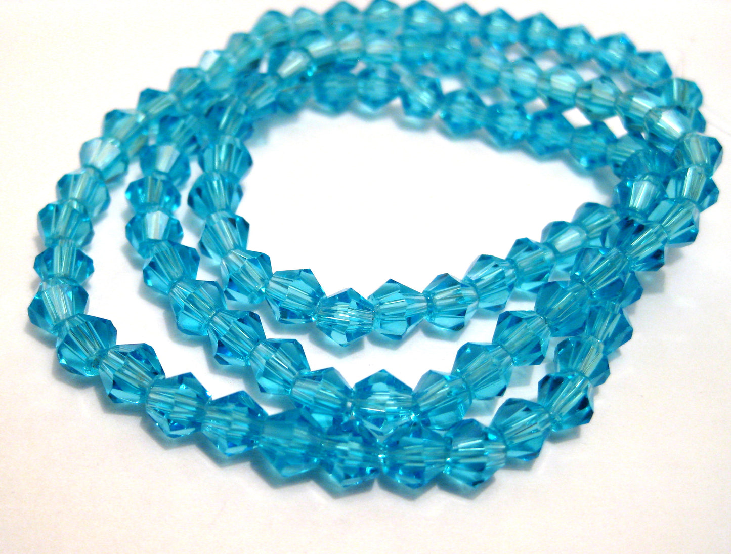 2mm,3mm,4mm,6mm, 8mm, Bicone Glass beads, 50 strands