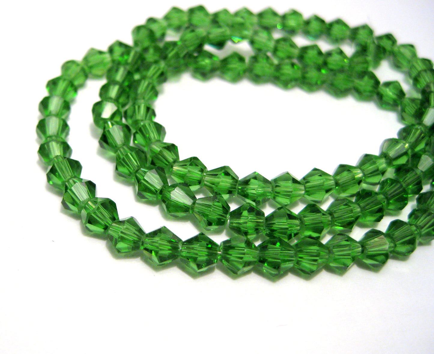2mm,3mm,4mm,6mm, 8mm, Bicone Glass beads, 50 strands