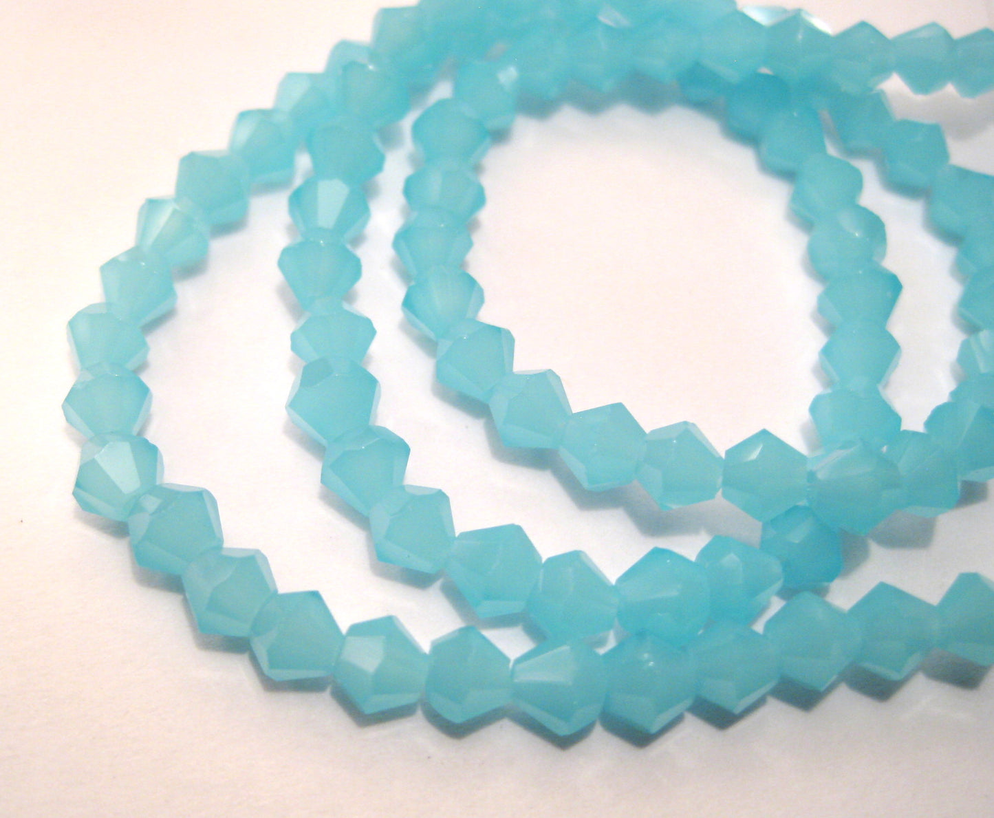2mm,3mm,4mm,6mm, Bicone Opaque Glass beads, 50 strands