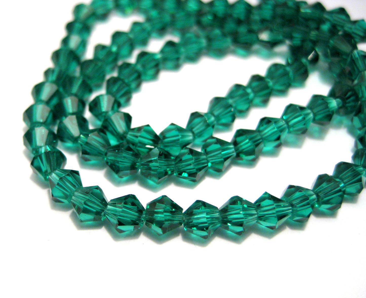 2mm,3mm,4mm,6mm, 8mm, Bicone Glass beads, 50 strands