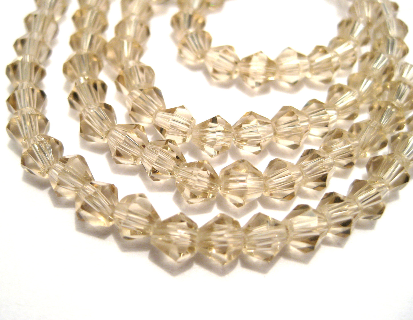 2mm,3mm,4mm,6mm, 8mm, Bicone Glass beads, 50 strands