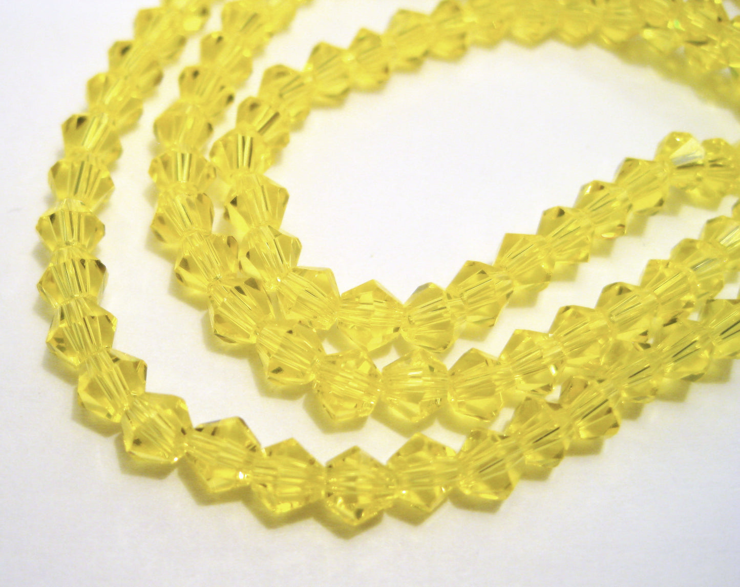 2mm,3mm,4mm,6mm, 8mm, Bicone Glass beads, 50 strands