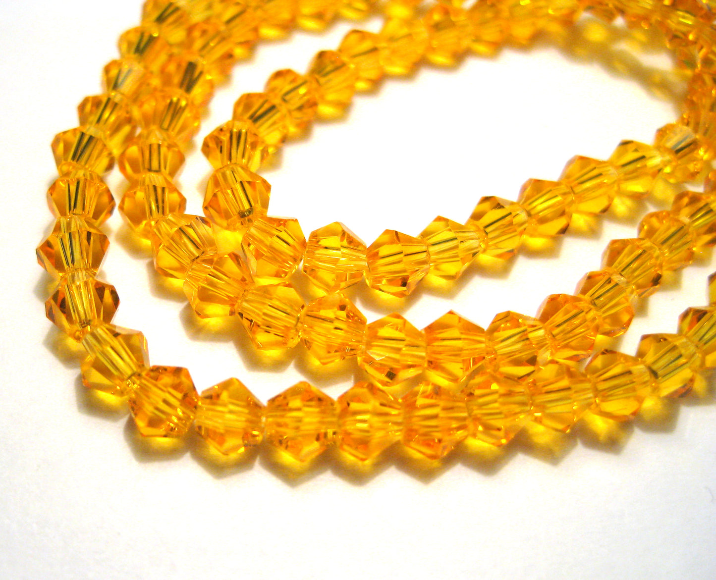 2mm,3mm,4mm,6mm, 8mm, Bicone Glass beads, 50 strands